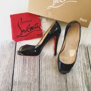 Christian Louboutin Peep Toe Heels